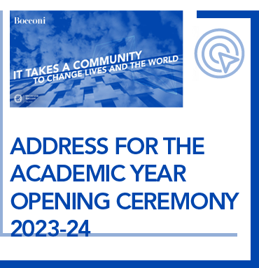 address for the academic year opening ceremony